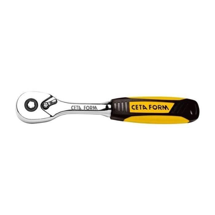 Ceta Form C01-11 Düğmeli Cırcır Kolu 1/4'' (Kompakt Kafa)