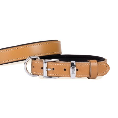 Doggie Konfor Deri Boyun Tasması Kamel 3X42-50Cm