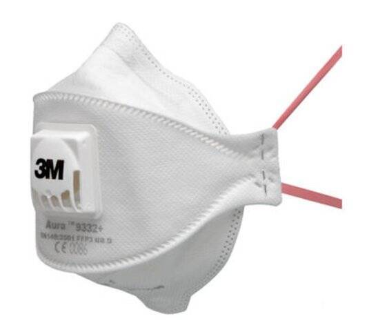 3M™ 9332+ AURA FFP3 Koruyucu Ventilli Maske