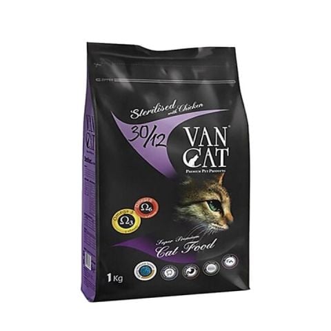 Vancat Sterilised  Kısırlaştırılmış 1 kg Kedi Maması