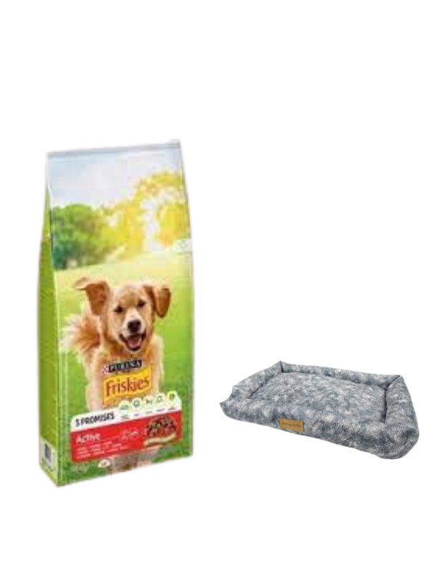 Purina Friskies Active Duot Etli Yetişkin Köpek Maması 10 Kg,Mini Small Colours Yatak