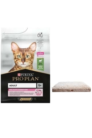 Pro Plan Delicate Kuzu Etli Yetişkin Kedi Maması 10 Kg + Lepus Pophidic Yatak
