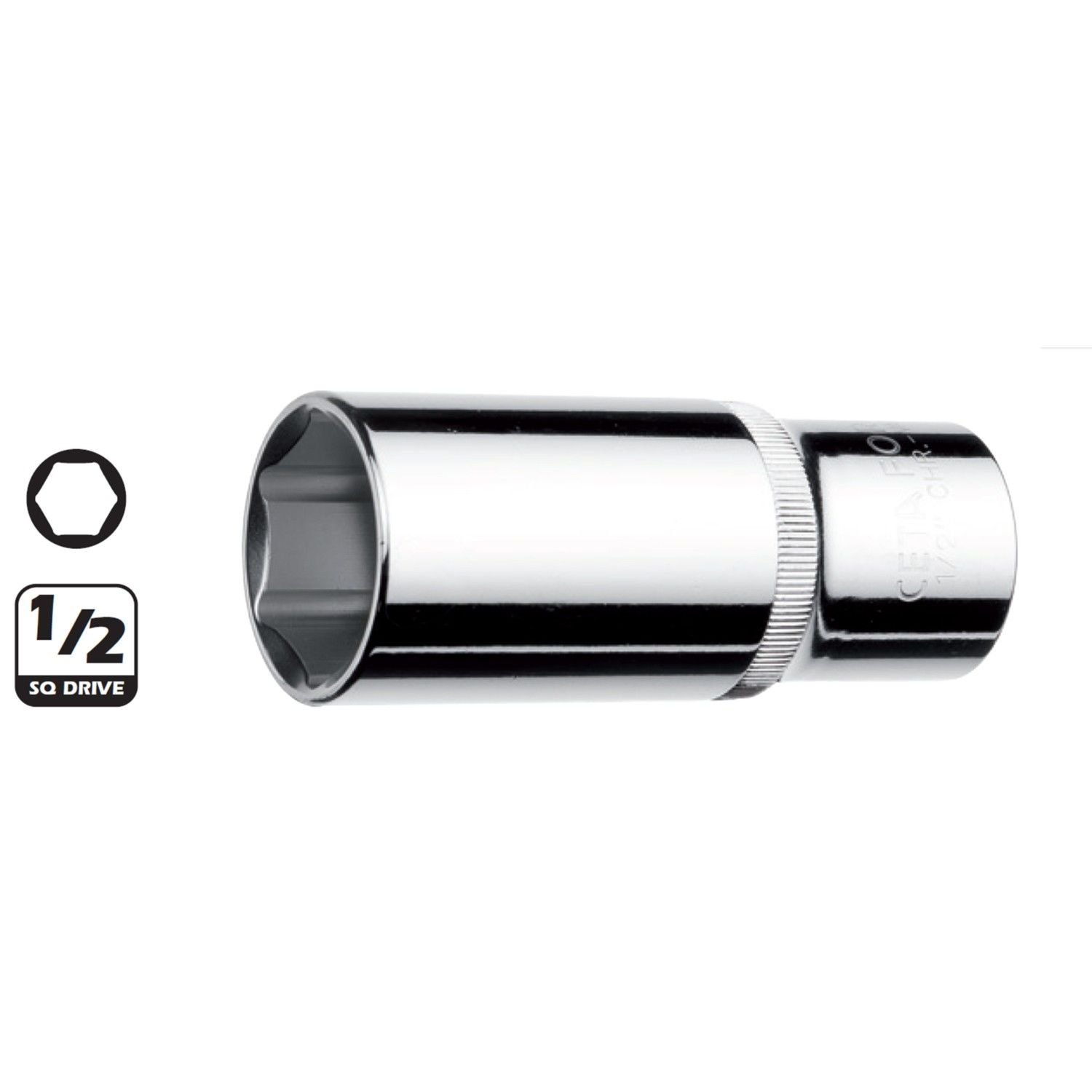 Ceta Form C24-H17 6 Köşe Derin Lokma Anahtar 17 Mm 1/2”