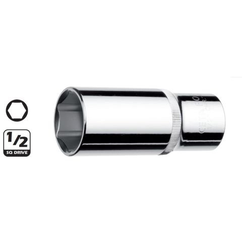 Ceta Form C24-H17 6 Köşe Derin Lokma Anahtar 17 Mm 1/2”