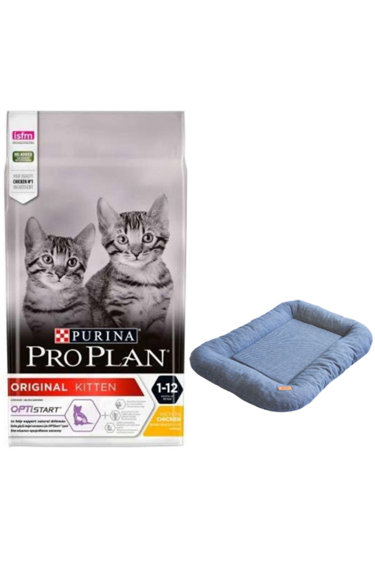 Pro Plan Kitten Tavuklu Yavru Kedi Maması 3 Kg + Lepus Air Cushion Yatak