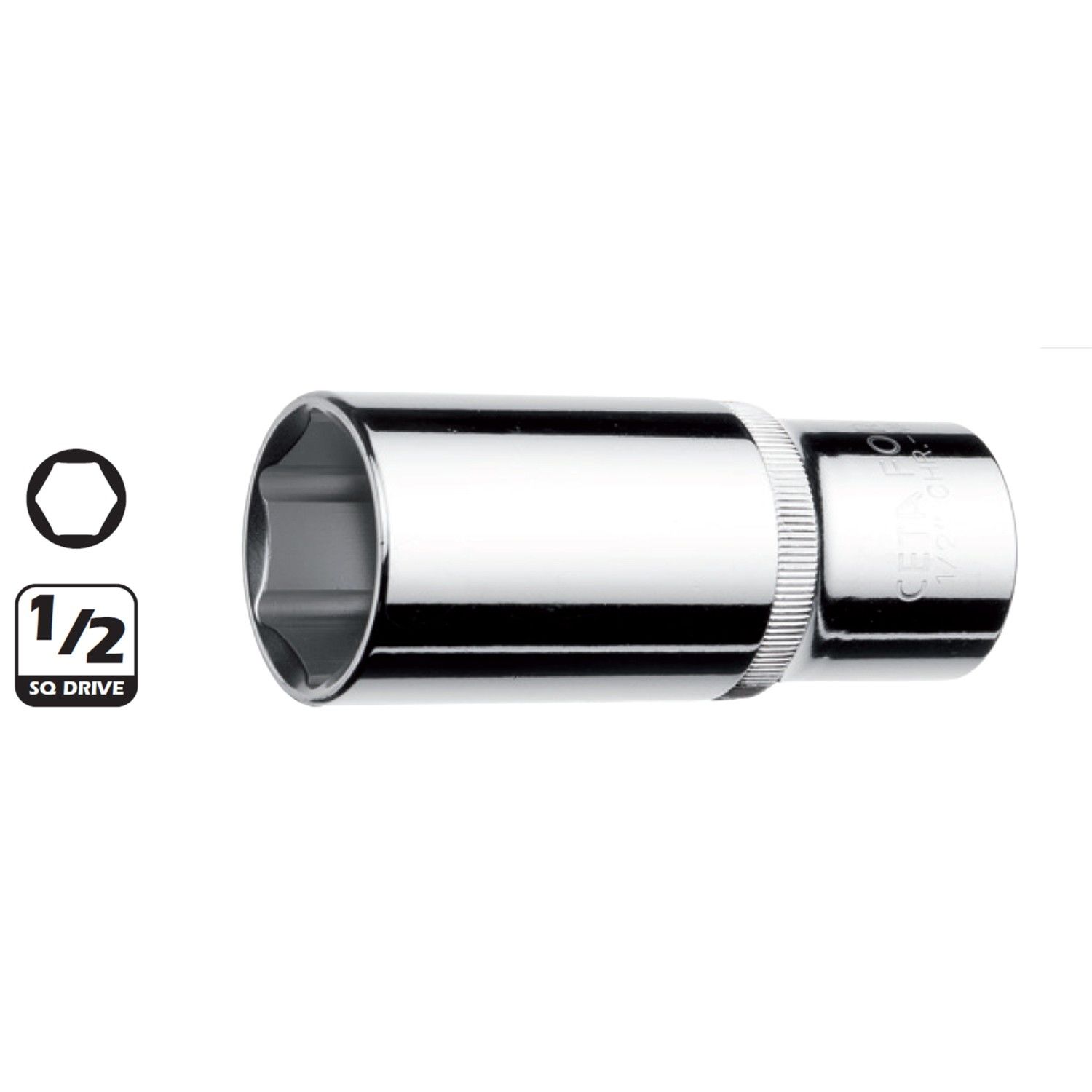 Ceta Form C24-H30 6 Köşe Derin Lokma Anahtar 30 Mm 1/2”