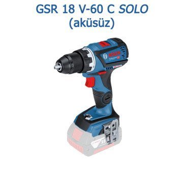 Bosch  GSR 18V-60 C Darbesiz Solo Delme Vidalama 0 601 9G0 109