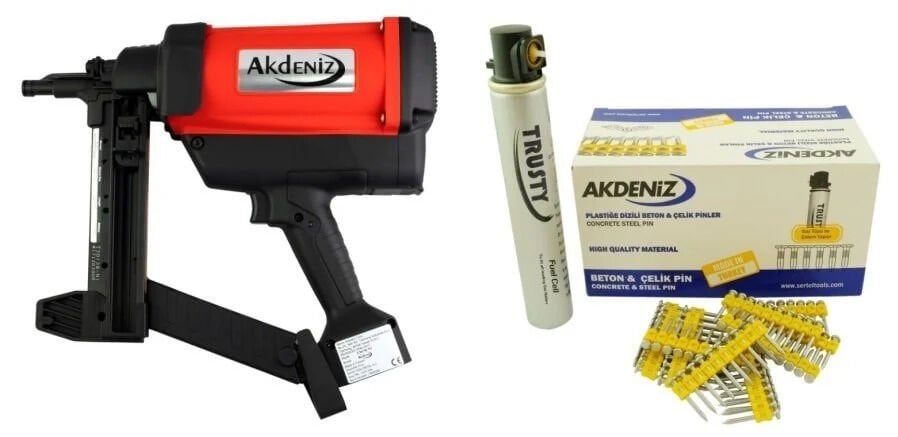 Akdeniz T30/38-N1 Gazlı Çivi Tabancası 15-40 mm 50000 Çivi+Gaz