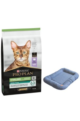 Pro Plan Sterilised Hindili Kısırlaştırılmış Kedi Maması 10 Kg + Lepus Air Cushion Yatak