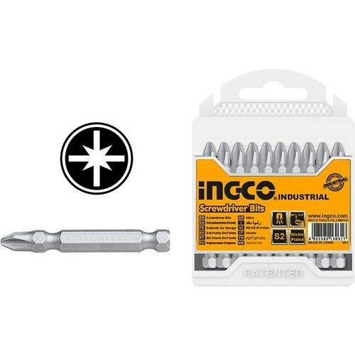 Ingco 10'lu Yıldız Bits Uç Seti 1,50 mm