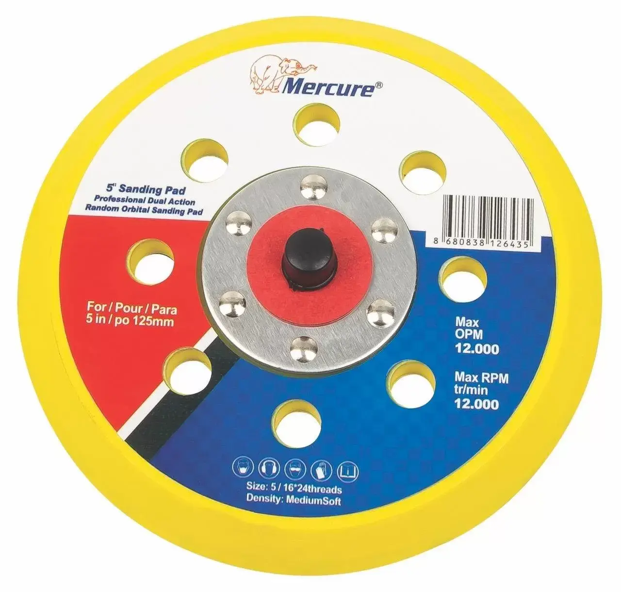 MERCURE CIRTLI DİSK ALTI PUI Ø150MM 6 DELİKLİ