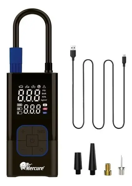 Mercure Mini Hava Komp. Şarjlı Lastik Şişirme MC-5641