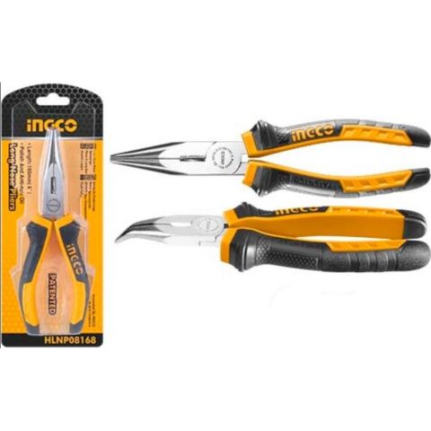 İngco-HBNP08168 Eğri Kargaburun Pense 160 Mm