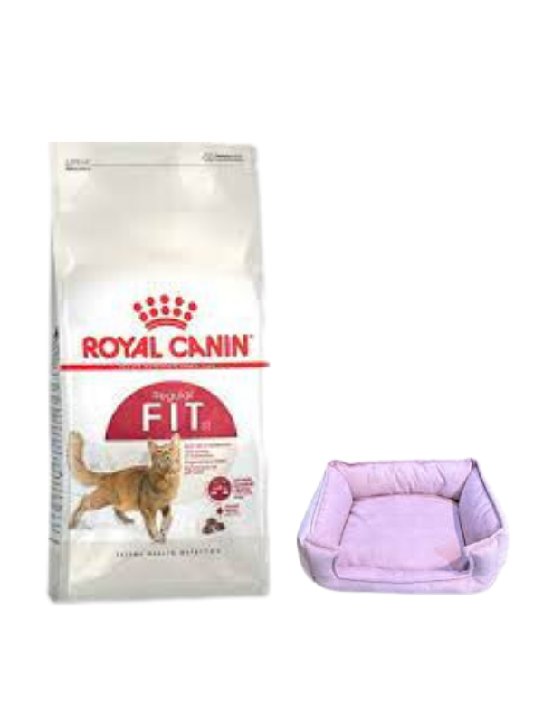 Royal Canin Fit 32  Yetişkin Kuru Kedi Maması 4 Kg,Mini Small Mor Yatak