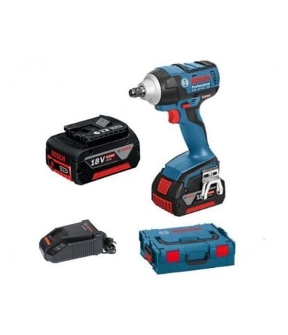 Bosch GDS 250-LI Darbeli Somun Sıkma M 10 - M 18 Çanta, 2 Akü 0 601 9G6 120