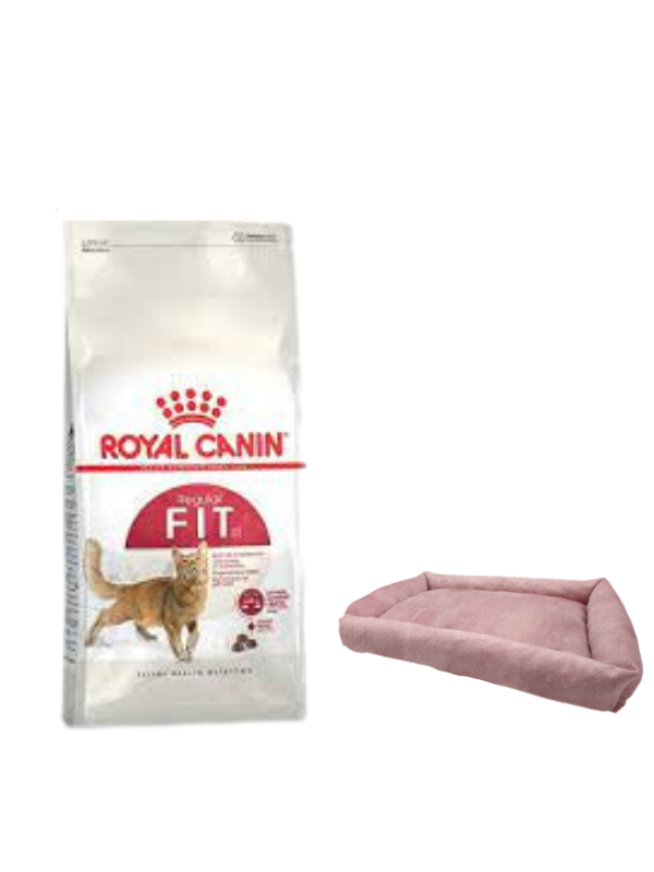 Royal Canin Fit 32  Yetişkin Kuru Kedi Maması 4 Kg,Mini Small Pembe Yatak