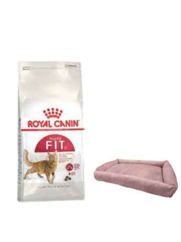 Royal Canin Fit 32  Yetişkin Kuru Kedi Maması 4 Kg,Mini Small Pembe Yatak