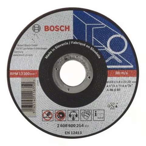 Bosch Expert Serisi Metal İçin Düz Kesme Diski As 46 S Bf, 115 Mm, 1,6 Mm