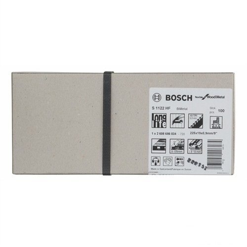 Bosch - Flexible Serisi Ahşap Ve Metal İçin Tilki Kuyruğu Bıçağı S 1122 vfr - 200'Lü Paket