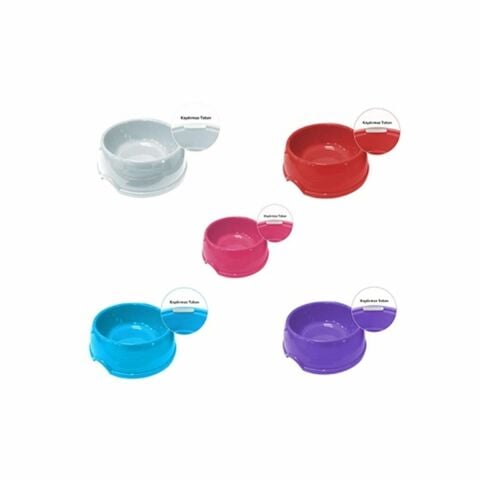 Zampa Yuvarlak Mama ve Su Kabı Small 15,5 x 5 cm