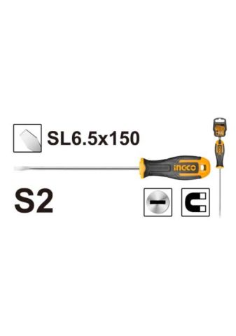 Ingco Hs686150 Mıknatıslı Düz Tornavida 6.5*150