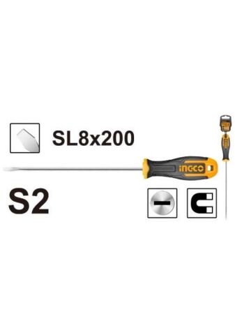 İngco Mıknatıslı Düz Tornavida (ING-HS688200)