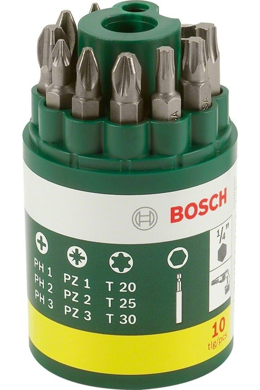 Bosch DIY 10 Parçalı Vidalama Ucu Seti