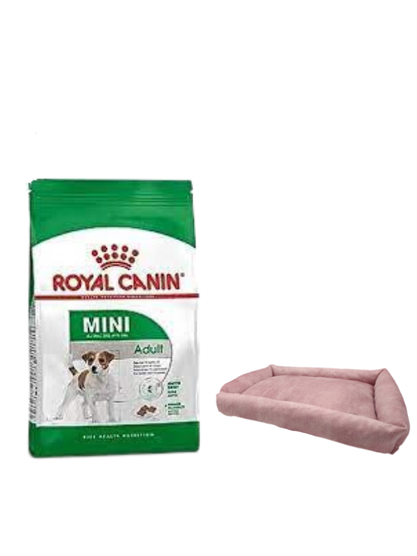 Royal Canin Mini Adult Yetişkin Kuru Köpek Maması  4 Kg,Mini Small Pembe Yatak
