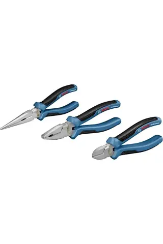 Bosch Pense Seti Kargaburun - Kombine Pense - Yan Keski 3 Parça Professional