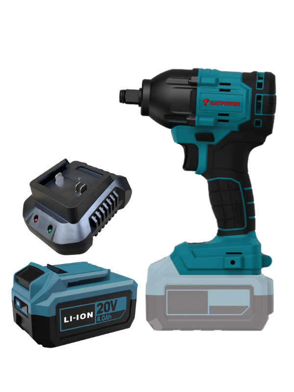 Catpower 4226 Akülü Somun Sıkma Ve Torklu Vidalama 1/2'' Kömürsüz Motor 4.0 Ah Akü ( Çift Akülü )
