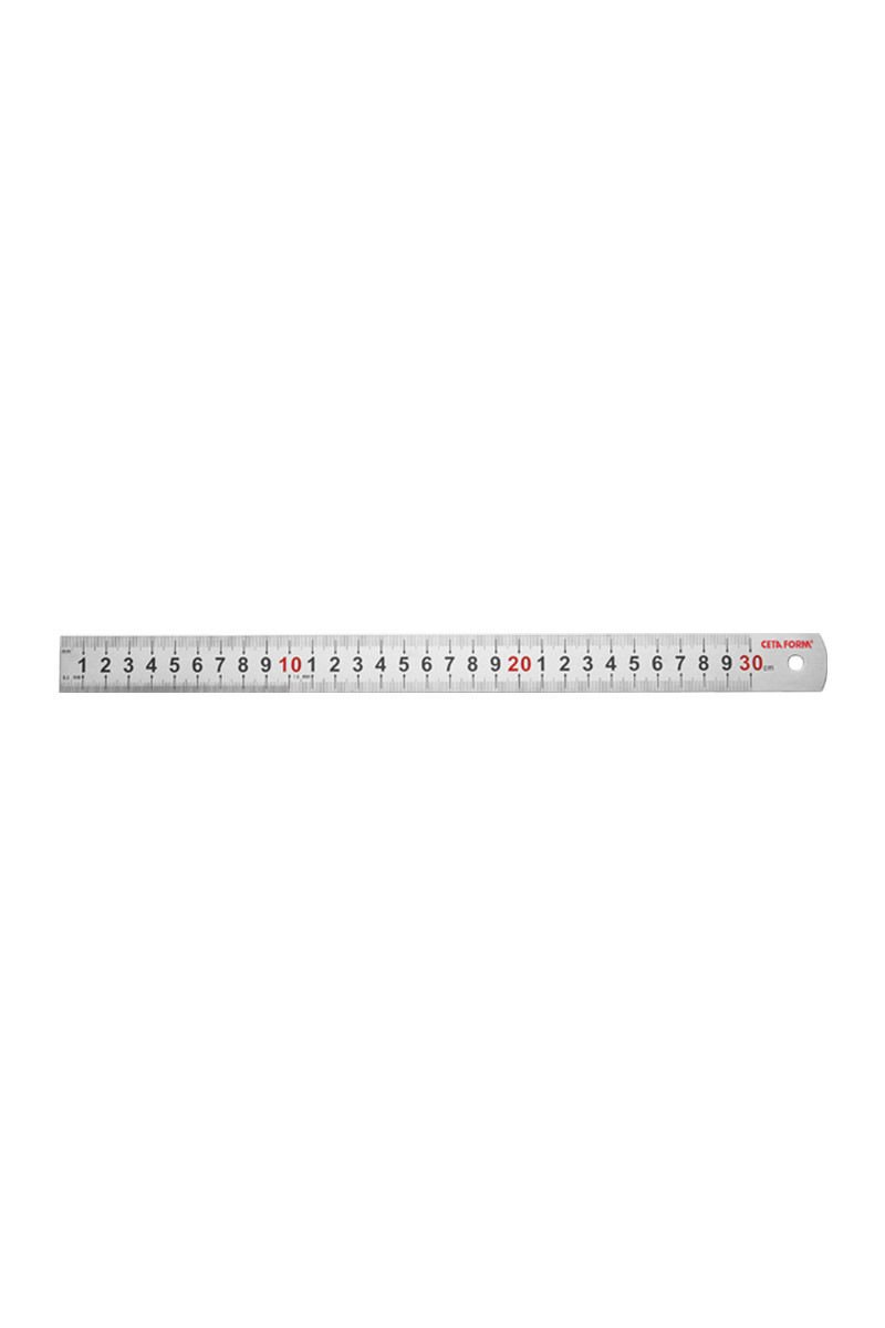 Ceta Form P15-015 Çelik Cetvel (Paslanmaz Çelik) - 15 Cm