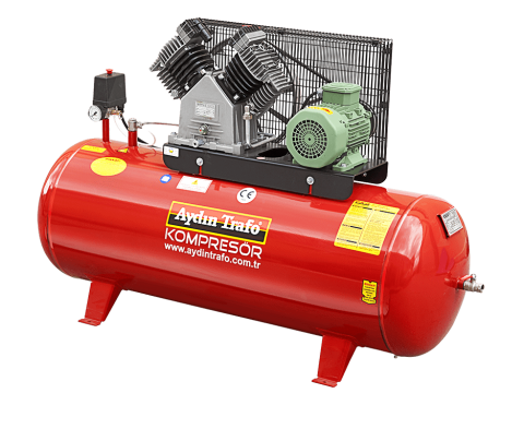 Aydın Trafo Tek Kademe Pistonlu Kompresör  200 LT  3 HP MonoFaz