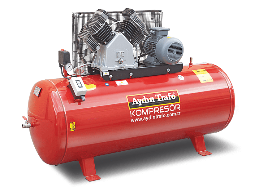Aydın Trafo Tek Kademe Pistonlu Kompresör  300 LT  5.5 HP MonoFaz