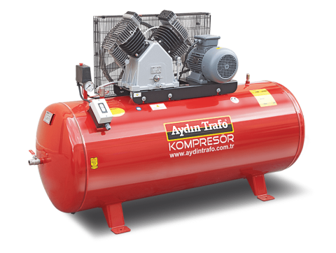 Aydın Trafo Tek Kademe Pistonlu Kompresör  300 LT  5.5 HP MonoFaz