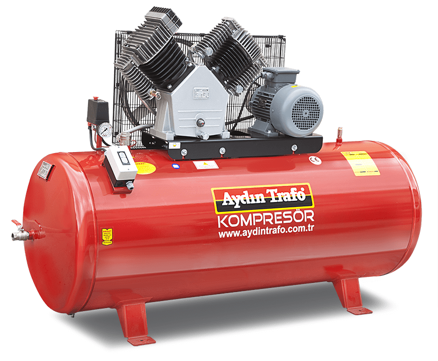 Aydın Trafo Çift Kademe Pistonlu Kompresör  530 LT  10 HP  Monofaz