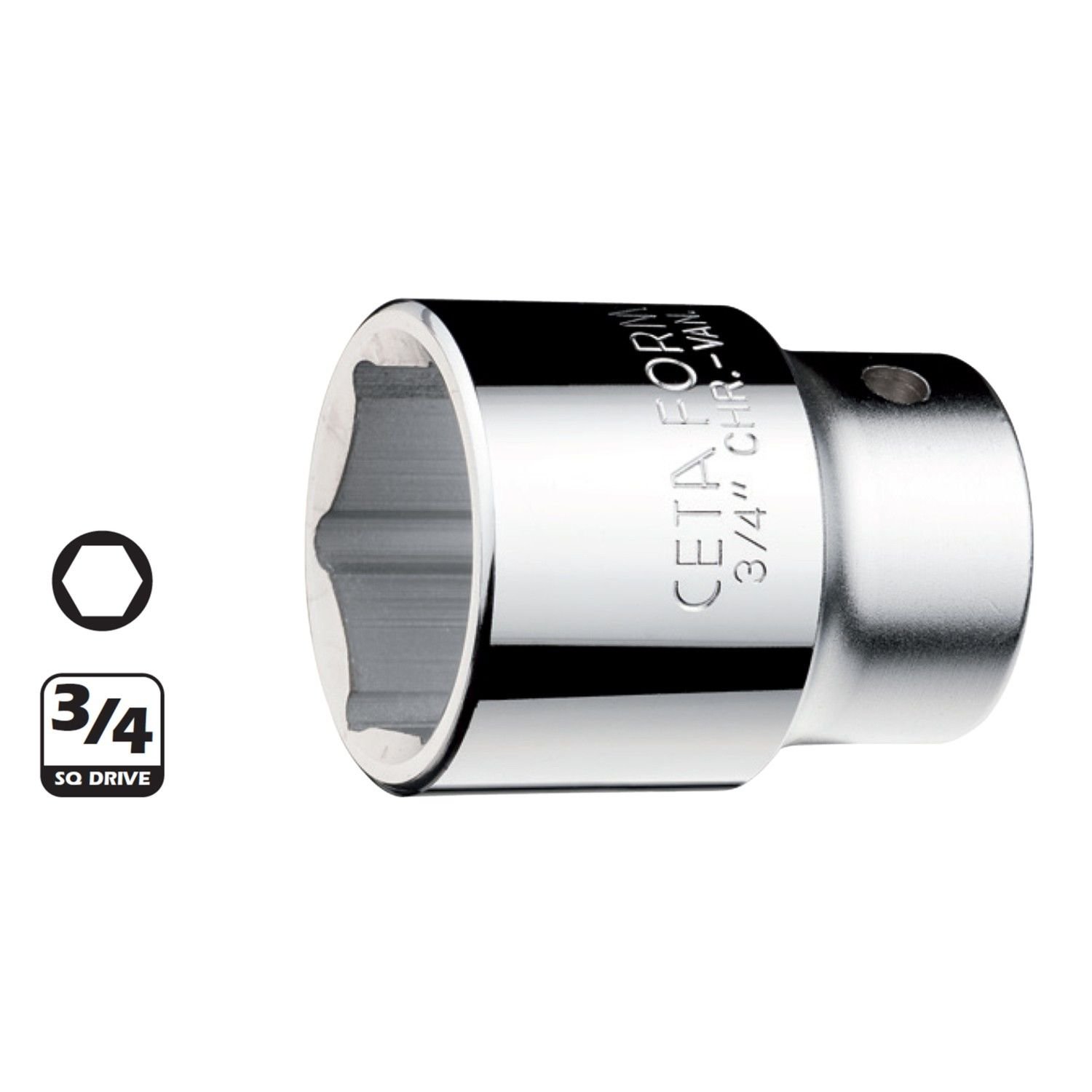 Ceta Form C32-H50 6 Köşe Lokma Anahtar 50 Mm 3/4”