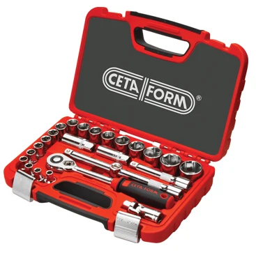 Ceta Form C20-25PH2 25 Parça 6 Köşe Lokma Takımı 1/2” (Plastik Çanta)