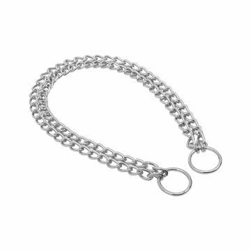 Doggie Boğmalı Duble Zincir Tasma  Kromkaplama 2,5X35-45Cm