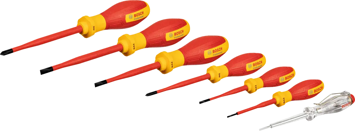 Bosch VDE Tornavida Seti SL/PH 7 parça Profesyonel