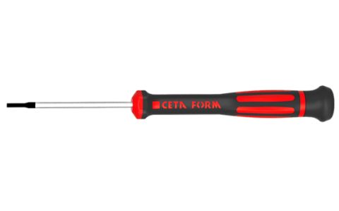 Ceta Form H01-25-080 Düz Uçlu Elektronikçi Tornavida 2.5x80 mm