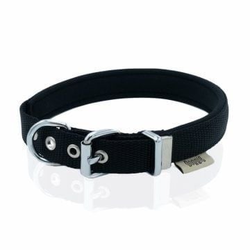 Doggie Konfor Dokuma Boyun Tasması Siyah 2X30-35Cm