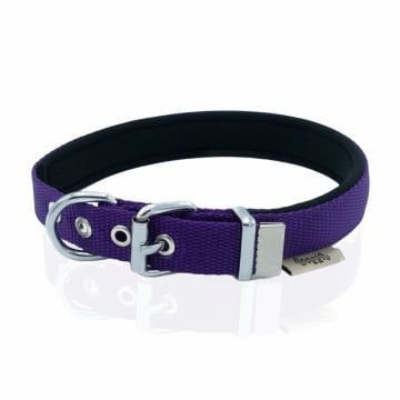 Doggie Konfor Dokuma Boyun Tasması Mor 2X30-35Cm