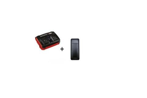 Einhell 18V 3A Power-X-Twincharger Ikili Şarj Cihazı - 4512069 +Akdeniz Taşınabilir Şarj Cihazı (Model: S125Q)