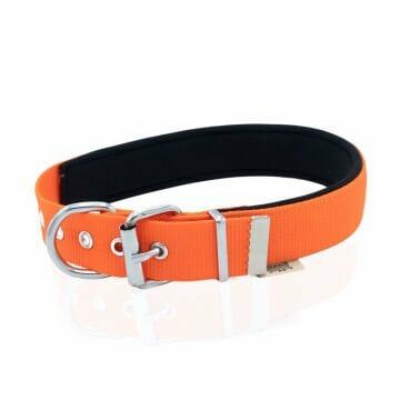 Doggie Konfor Dokuma Boyun Tasması Turuncu 3X47-55Cm