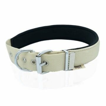 Doggie Konfor Dokuma Boyun Tasması Haki 3X47-55Cm