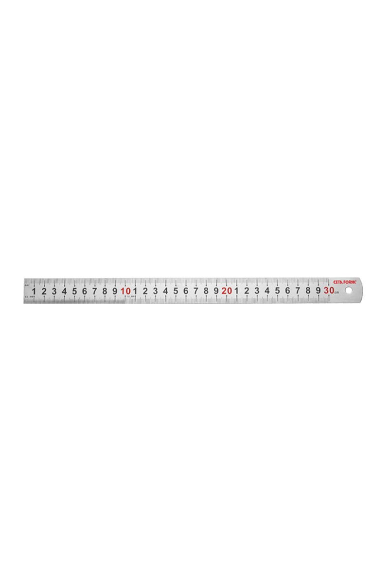 Ceta Form P15-030 Çelik Cetvel (Paslanmaz Çelik) - 30 Cm