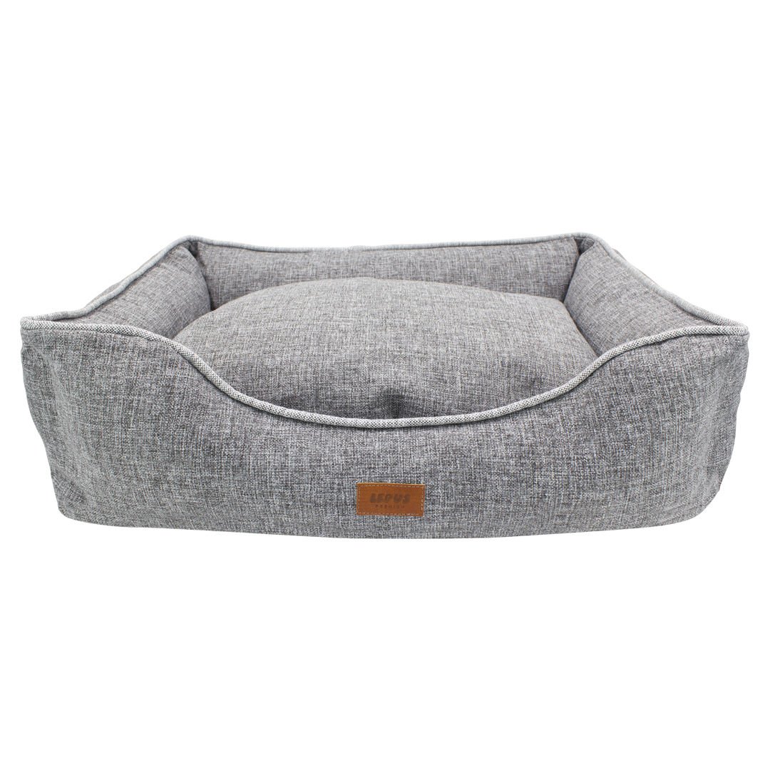 Lepus Mia Premium Kedi / Köpek Yatakları Gri  Medium 46x61x21 cm