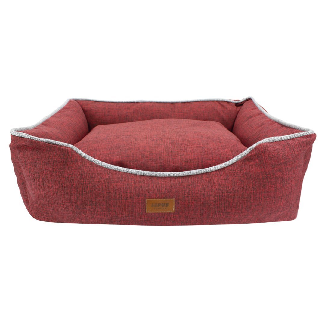 Lepus Mia Premium Kedi / Köpek Yatakları Bordo Xlarge 69x95x26 cm
