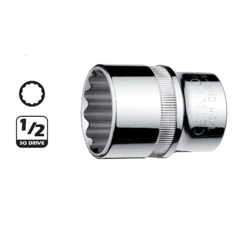 Ceta Form C22-B11 1/2'' 12 Köşe (Yıldız) Lokma Anahtar - 11 Mm