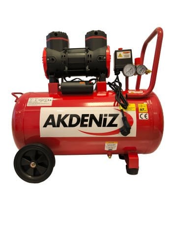 Akdeniz 50 Litre Yağsız Hava Kompresörü 2 Hp